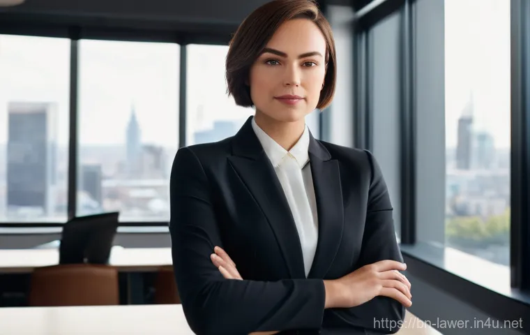 법률 관련 자격증 종류와 차이점 - Prompt 1: Aspiring Legal Professional in a Modern Office**