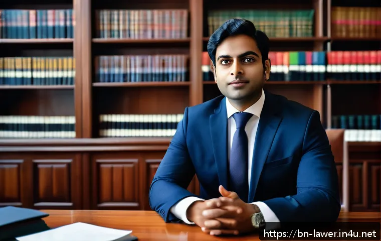 변호사 시험 합격 후 로펌 면접 팁 - A professional Bengali lawyer in a modern law firm interview setting, wearing a formal dark suit wit...