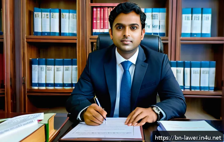 변호사 자격증 활용으로 법률 컨설팅 사례 - A professional Bengali lawyer in a modern office setting, wearing formal attire with a neatly presse...